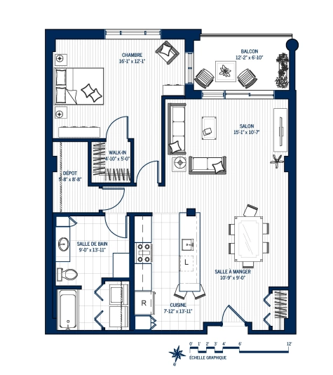 Plan Appartement 602