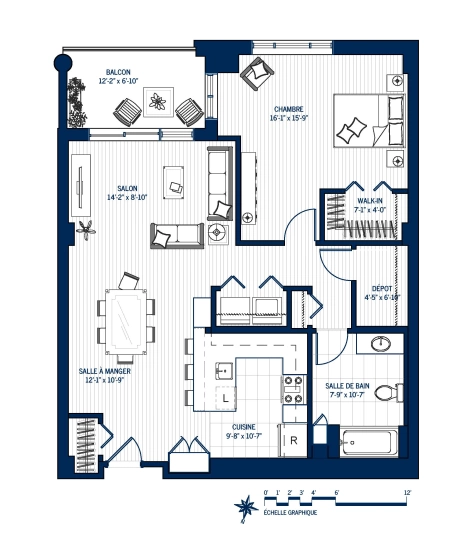 Plan Appartement 303