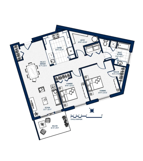 Plan Appartement 207