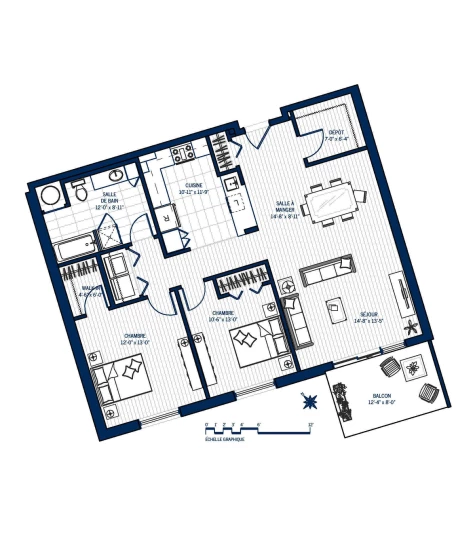 Plan Appartement 208