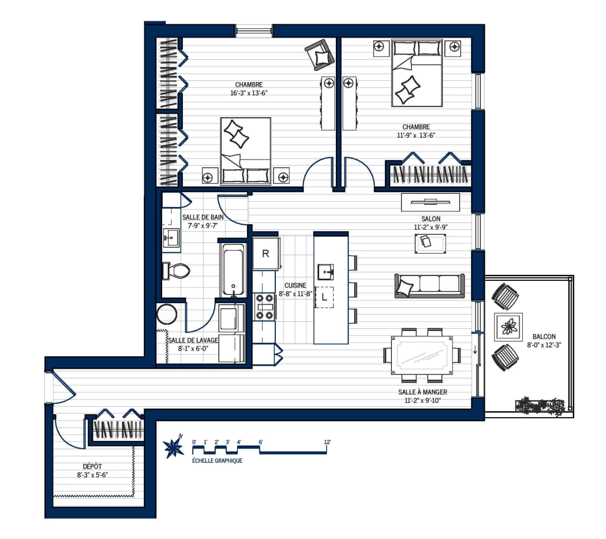 Plan Appartement 405