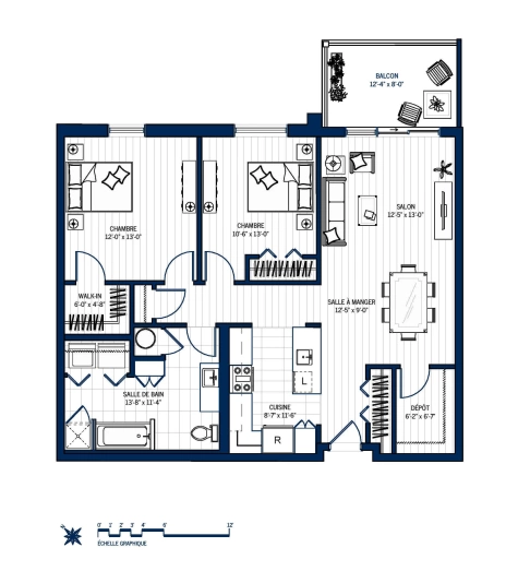 Plan Appartement 207