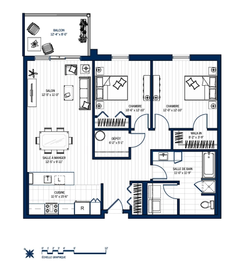 Plan Appartement 108