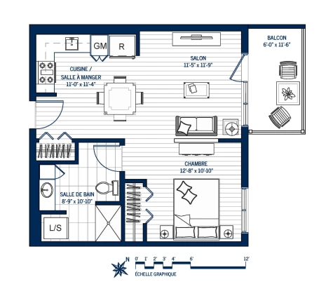 Plan Appartement 414