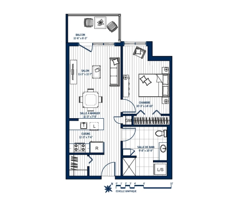 Plan Appartement 519