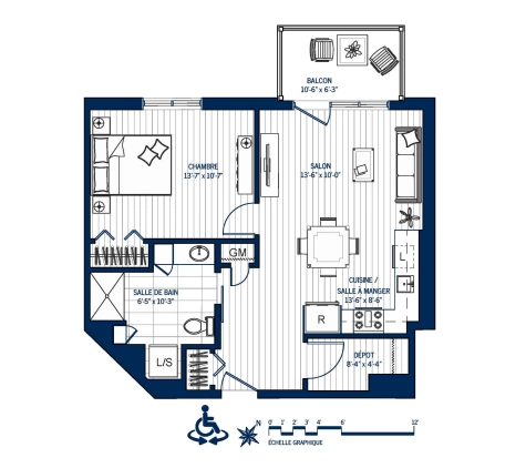 Plan Appartement 521