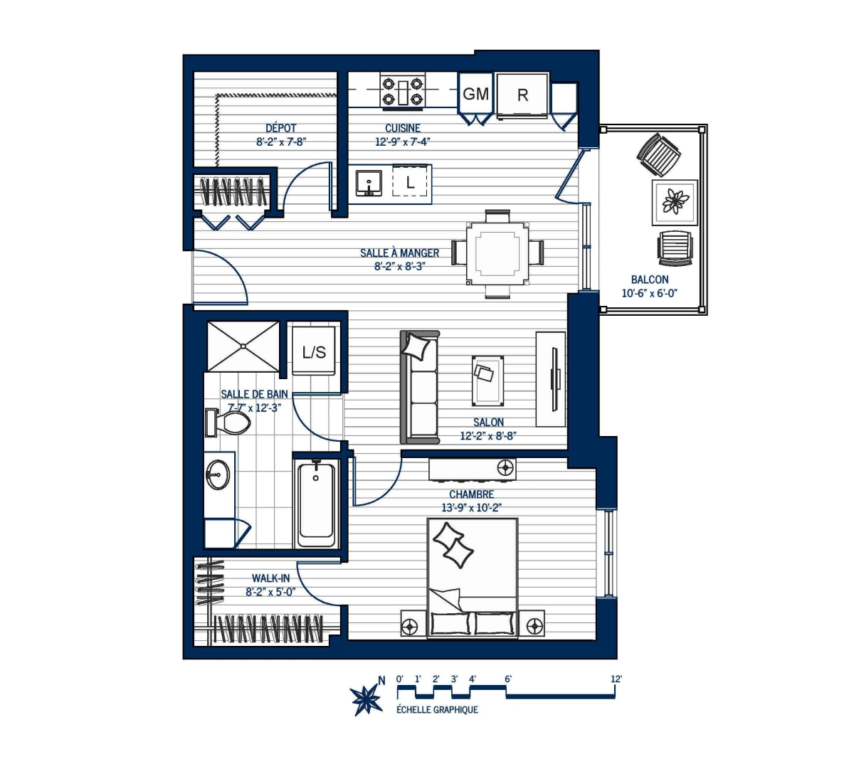 Plan Appartement 107