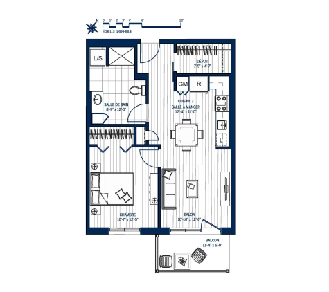 Plan Appartement 529