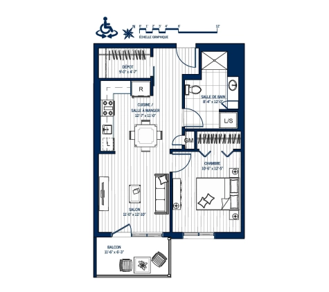 Plan Appartement 530