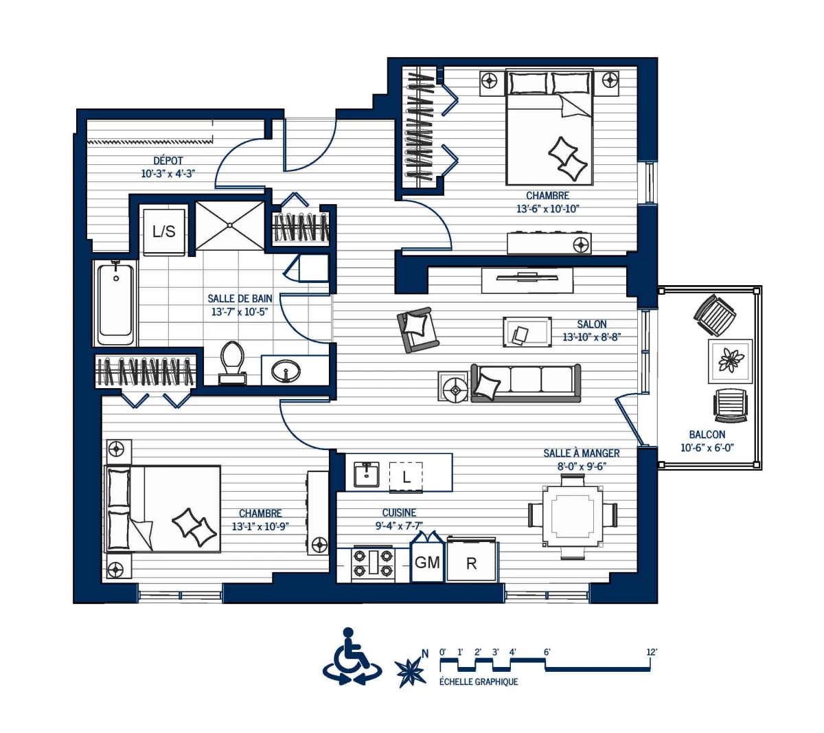 Plan Appartement 116