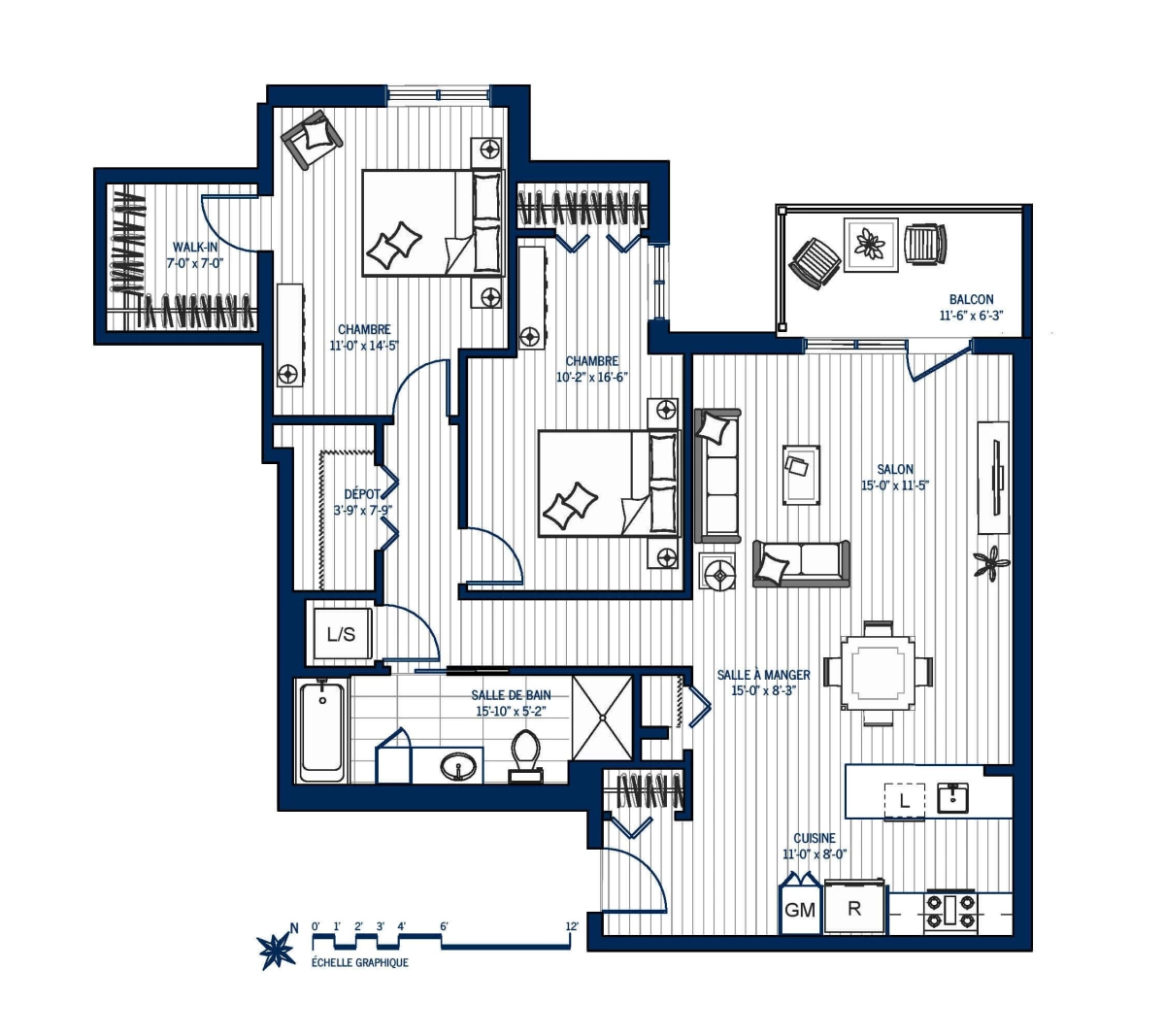 Plan Appartement 516