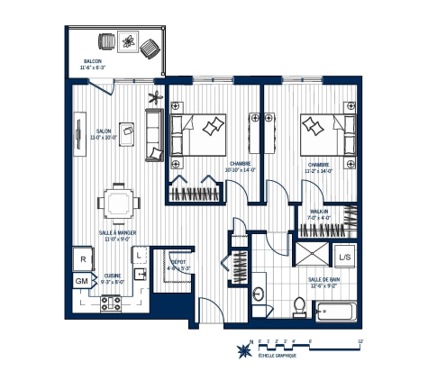 Plan Appartement 517