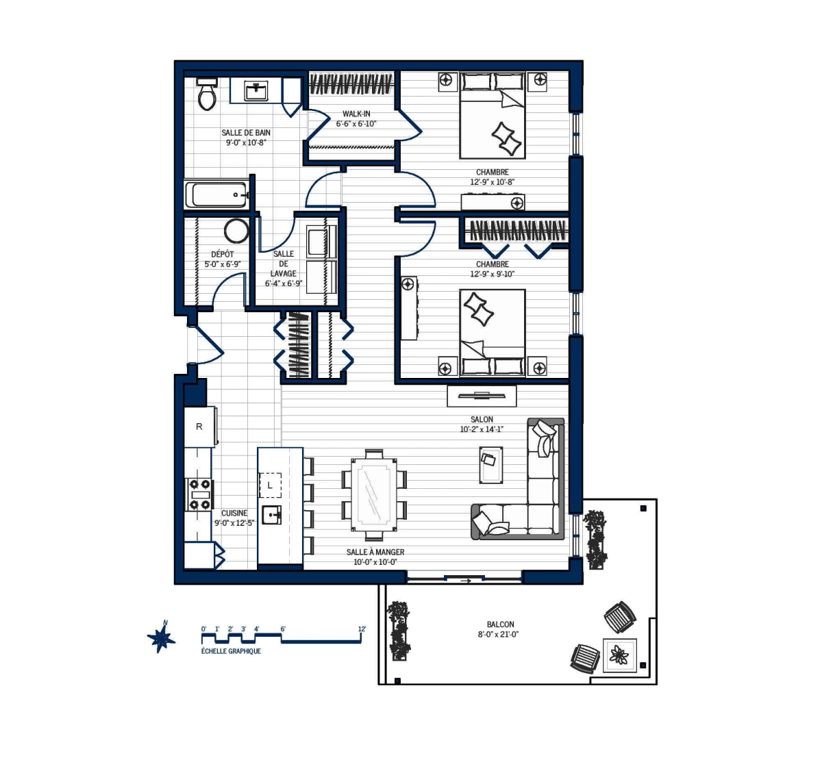 Plan Appartement 106