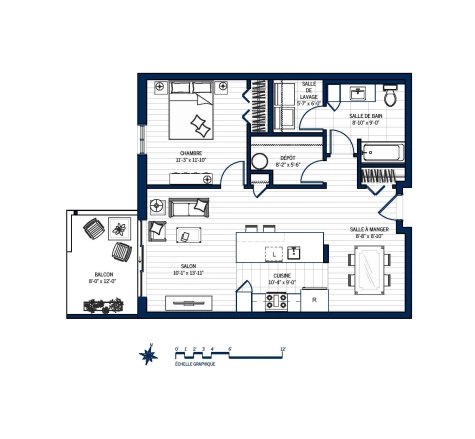 Plan Appartement 108