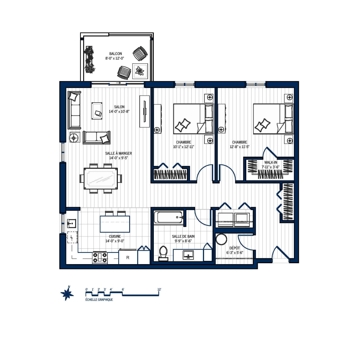 Plan Appartement 414