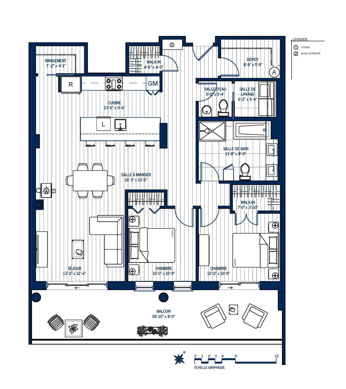 Plan Penthouse 611