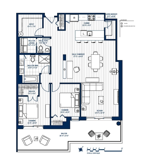 Plan Penthouse 508