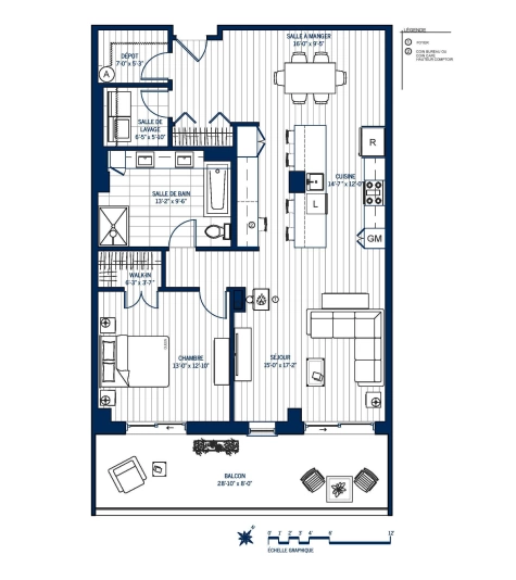 Plan Appartement 610