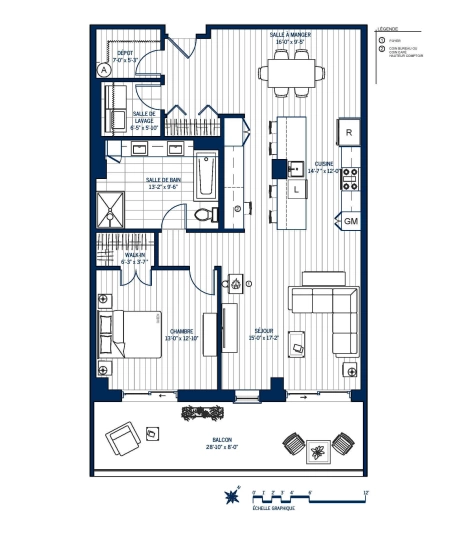 Plan Penthouse 510
