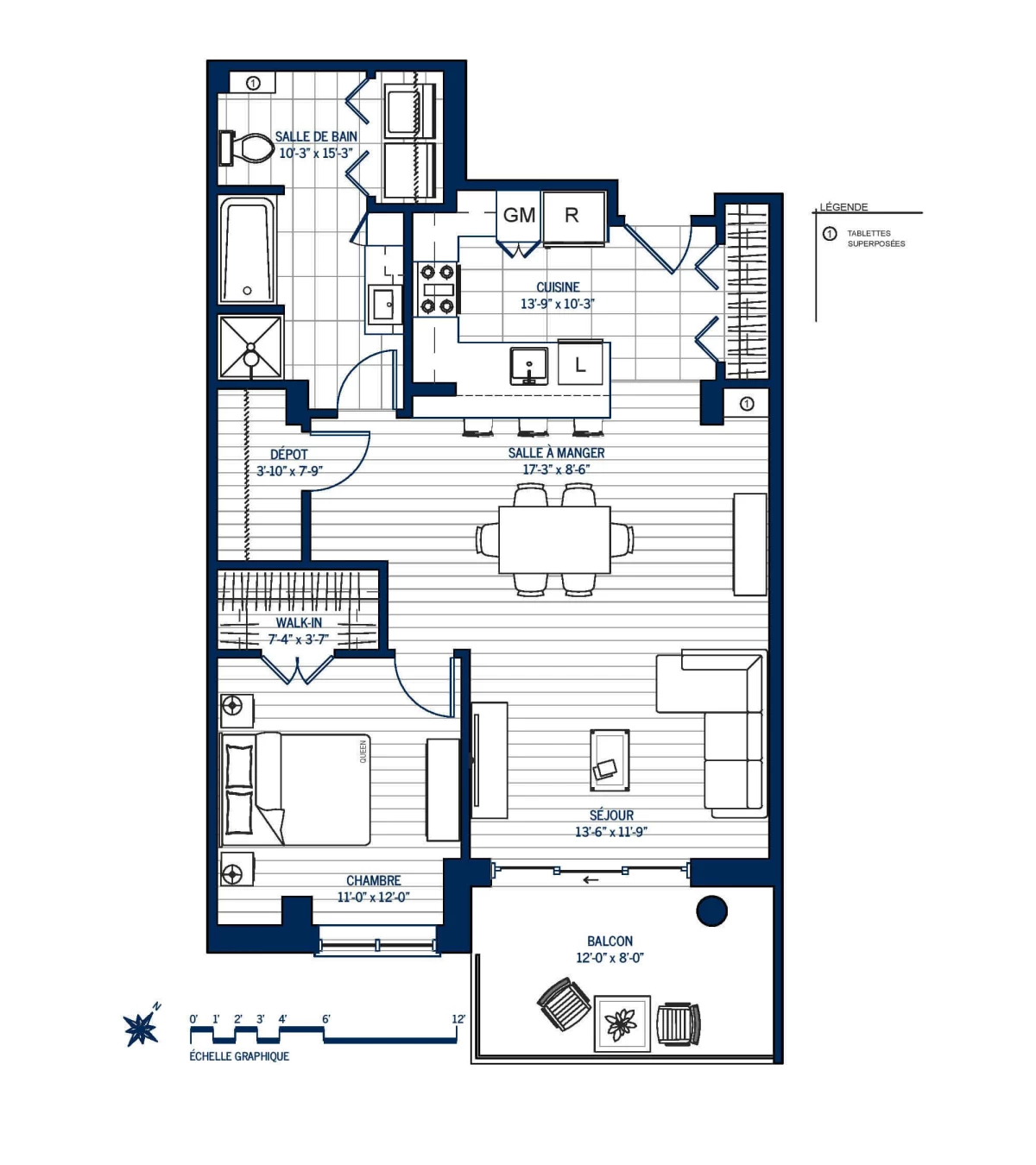 Plan Appartement haut de gamme 213