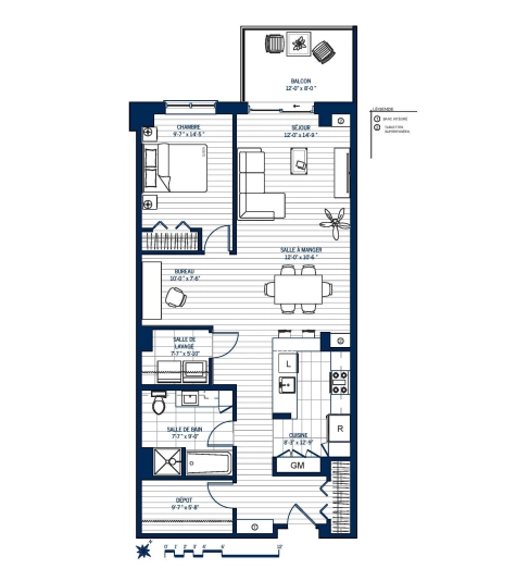 Plan Appartement 402