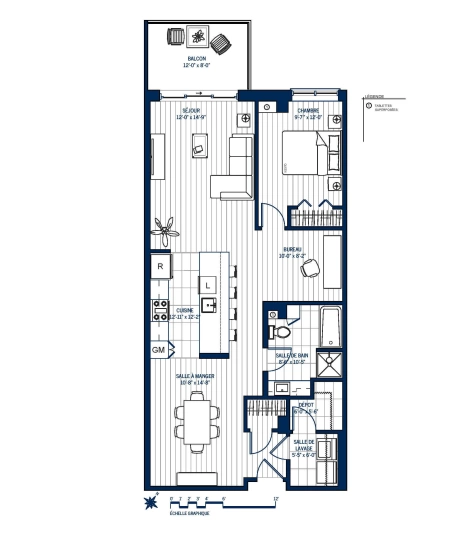Plan Appartement 203