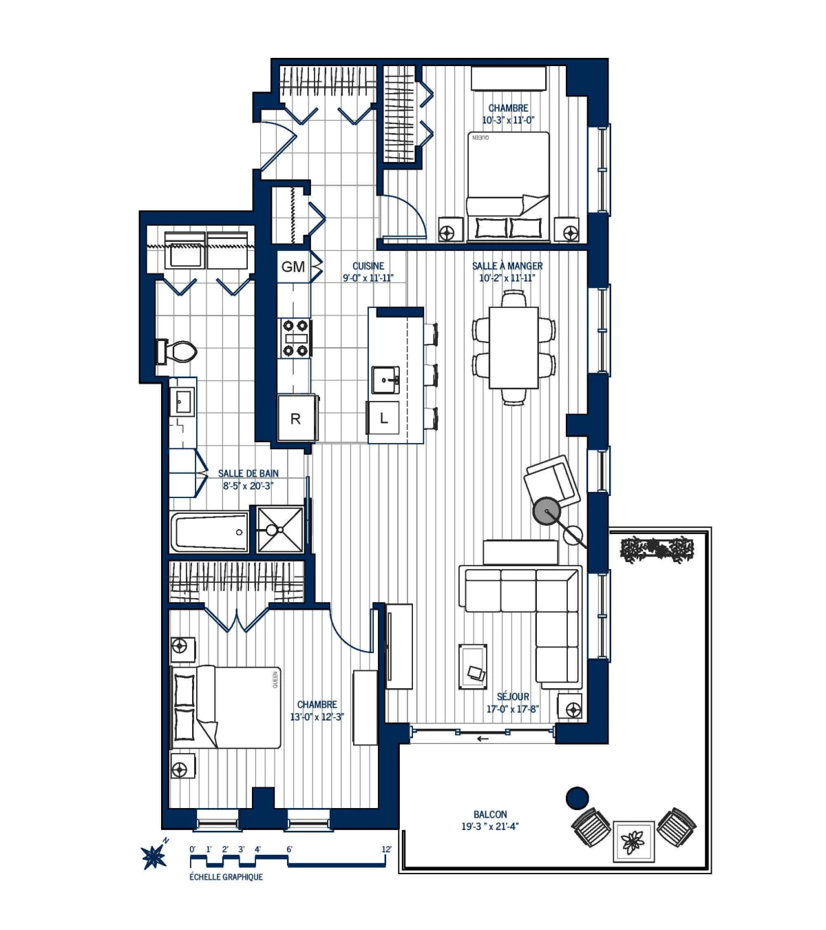 Plan Appartement haut de gamme 306