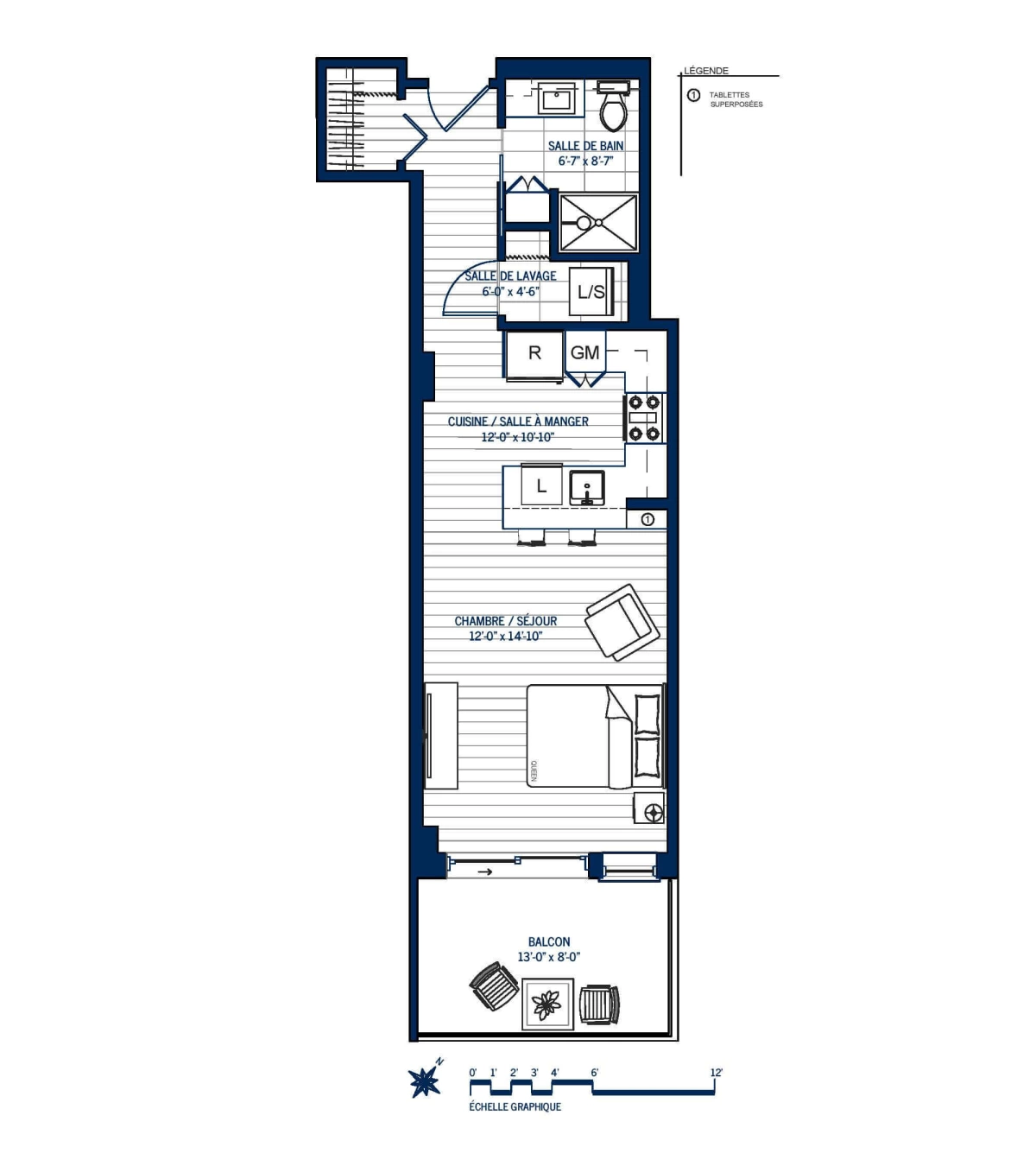 Plan Appartement haut de gamme 307