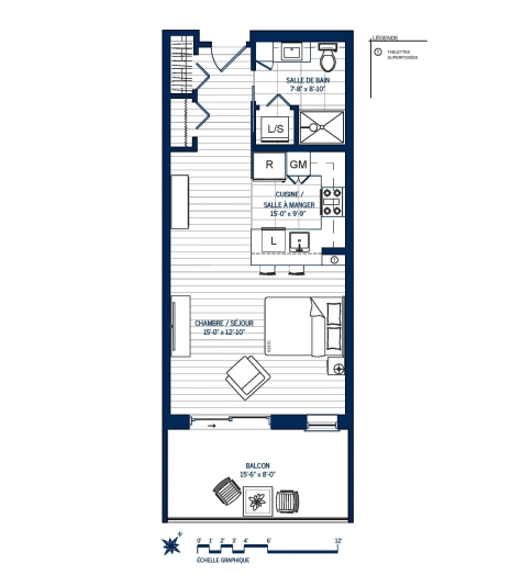 Plan Appartement haut de gamme 308