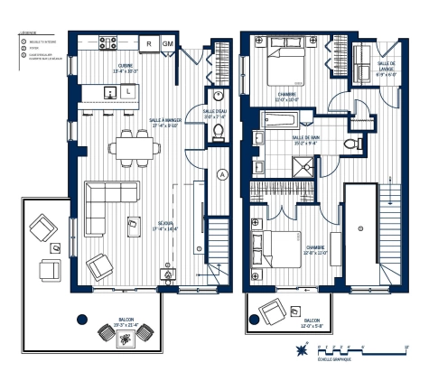 Plan Penthouse 513