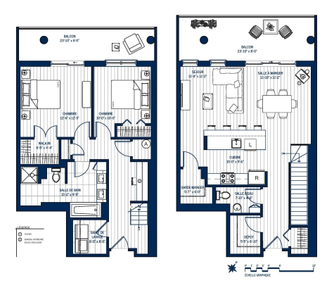 Plan Penthouse 601