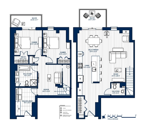 Plan Penthouse 615