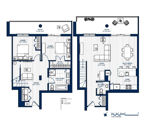 Plan Penthouse 616