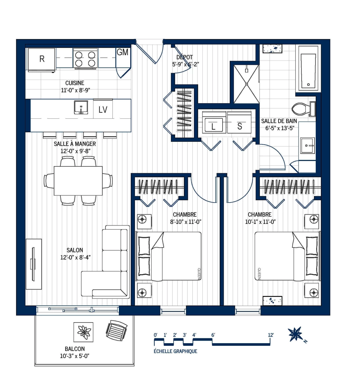 Plan Appartement 405