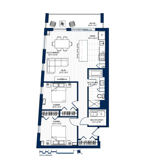 Plan Appartement 612