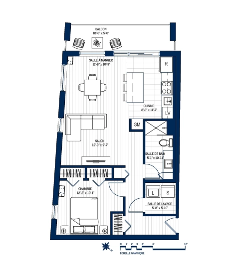 Plan Appartement 413