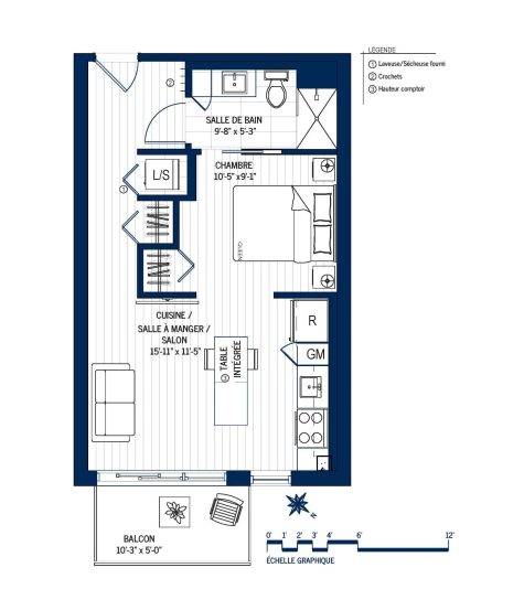 Plan Appartement 408