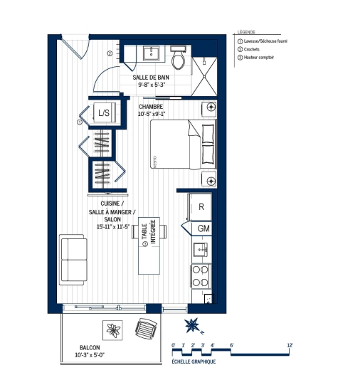 Plan Appartement 607
