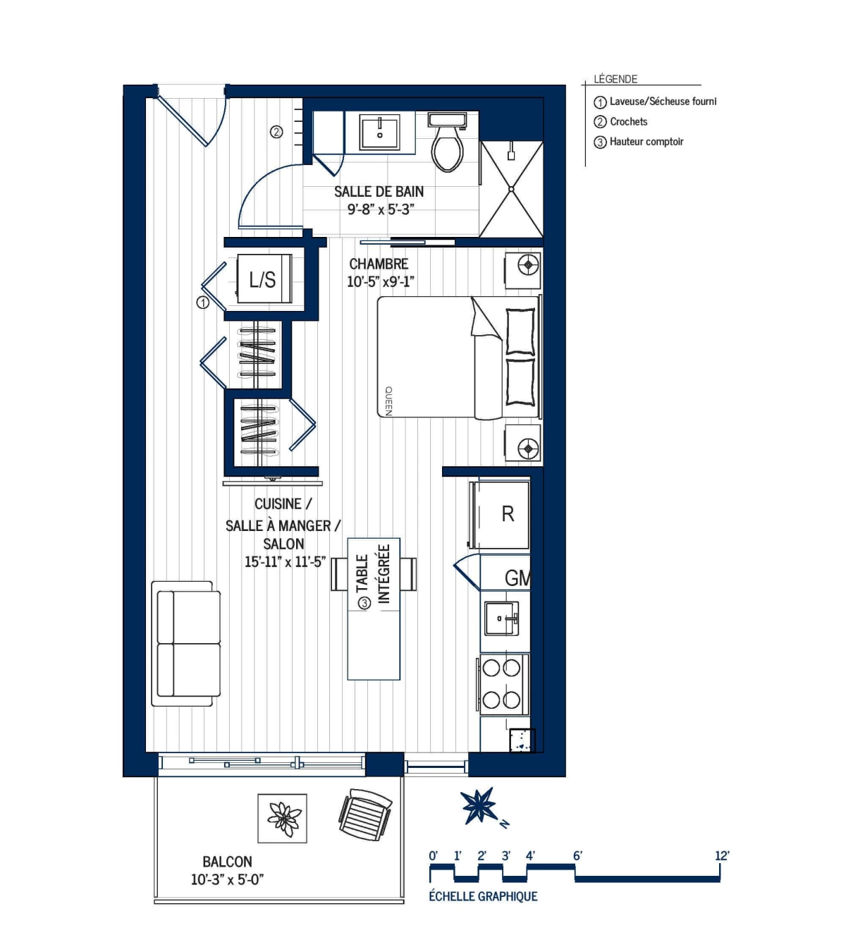 Plan Appartement 609