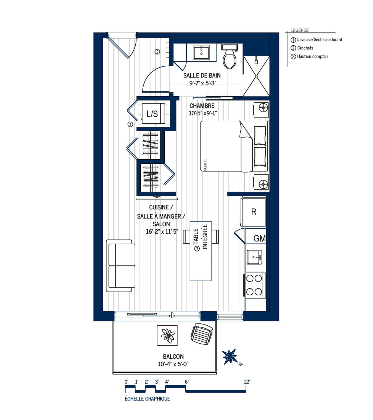 Plan Appartement 604
