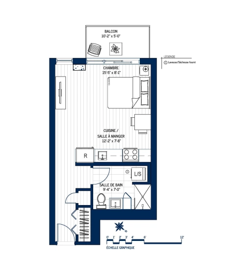 Plan Appartement 414