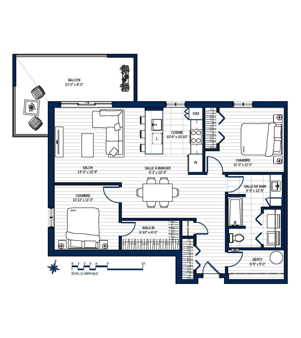 Plan Appartement 419