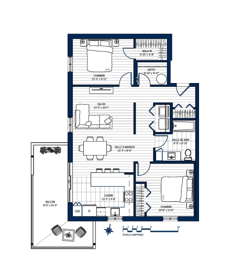 Plan Appartement 318