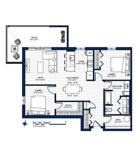 Plan Appartement 319