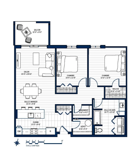 Plan Appartement 221