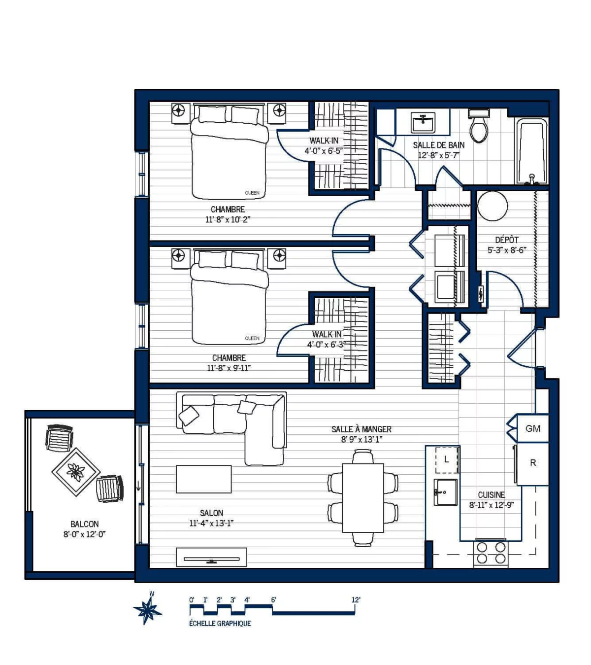 Plan Appartement 402