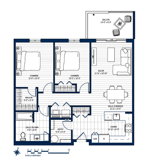Plan Appartement 220
