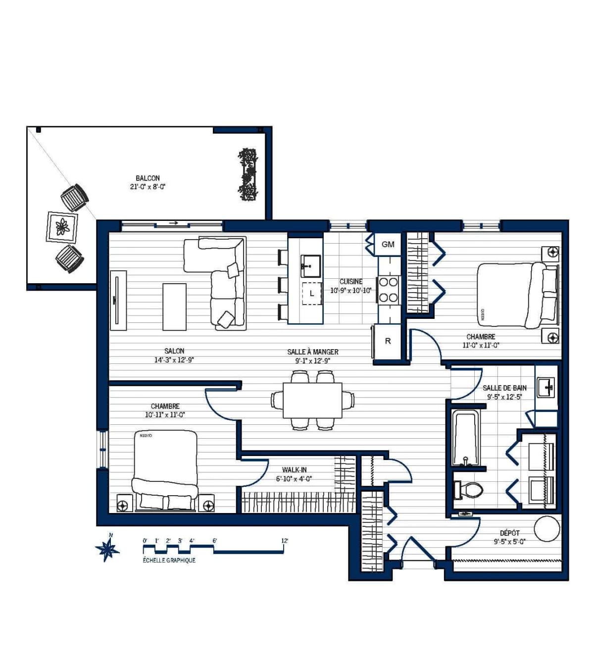 Plan Appartement 119