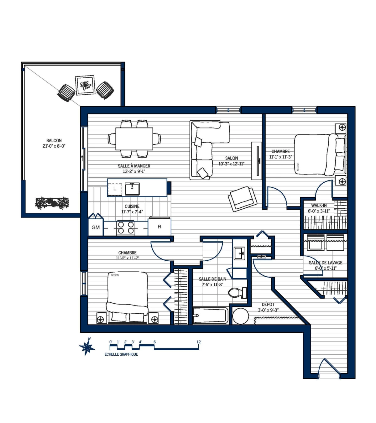 Plan Appartement 206