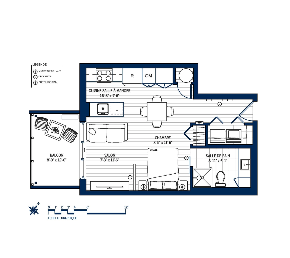 Plan Appartement 524